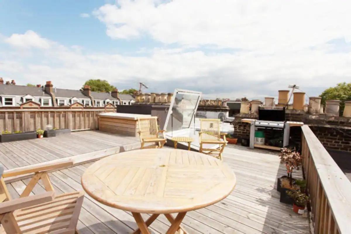 Sunny 2 Bedroom, 2 Bathroom Apartment With Roof Terrace Londres Exterior foto